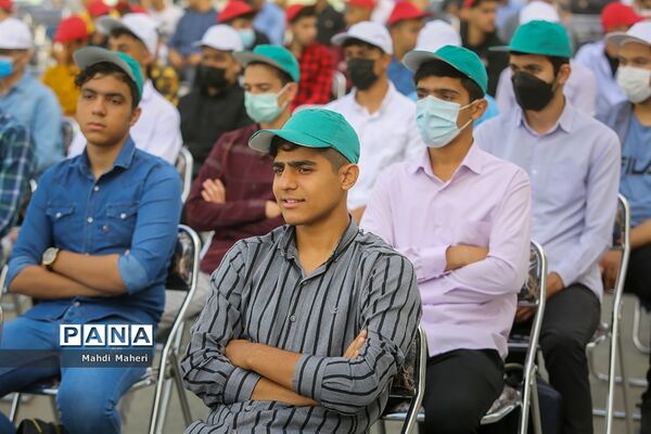 مراسم افتتاحیه نهضت ملی طراحی و ایجاد 2100 فضای ورزشی درون مدرسه‌ای (طرح شهید سردار سلیمانی)