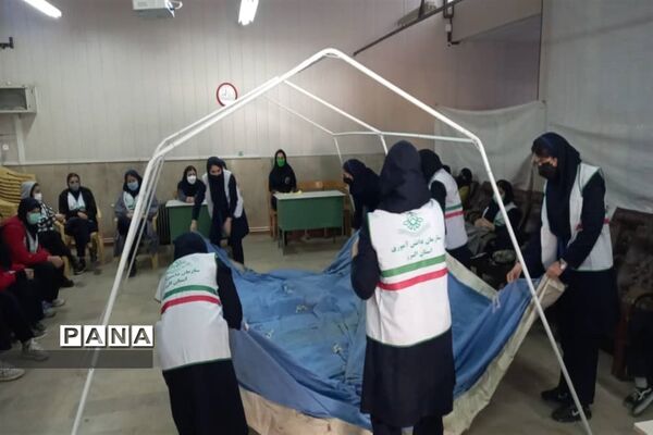 برگزاری اردوی آموزشی پیشتازان دبیرستان قلم چی ناحیه 3 کرج