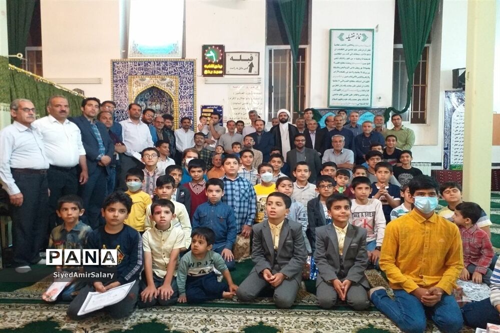 تجلیل از برترین‌های انجمن قرآنی مسجد  اباذر کاشمر