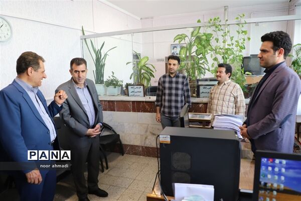 بازدید مدیرکل آموزش و پرورش از آموزش و پرورش ناحیه3 کرمانشاه