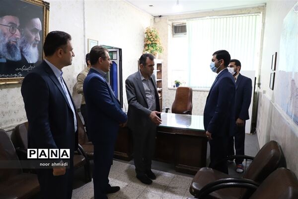 بازدید مدیرکل آموزش و پرورش از آموزش و پرورش ناحیه3 کرمانشاه
