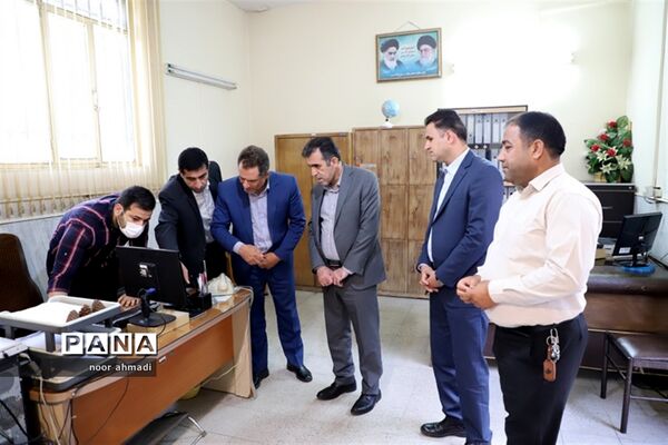 بازدید مدیرکل آموزش و پرورش از آموزش و پرورش ناحیه3 کرمانشاه