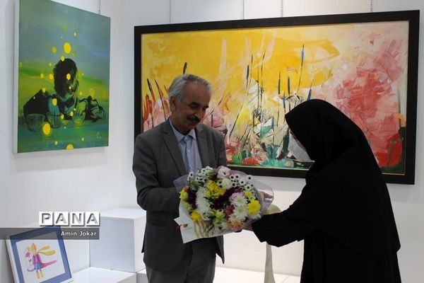 نمایشگاه آثار استاد گلشن قربانی‌نژاد و جمعی از هنرآموزان فارس