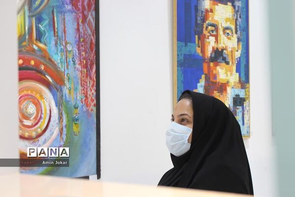 نمایشگاه آثار استاد گلشن قربانی‌نژاد و جمعی از هنرآموزان فارس