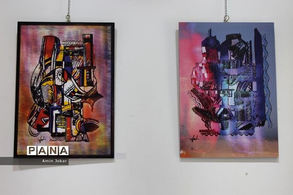 نمایشگاه آثار استاد گلشن قربانی‌نژاد و جمعی از هنرآموزان فارس