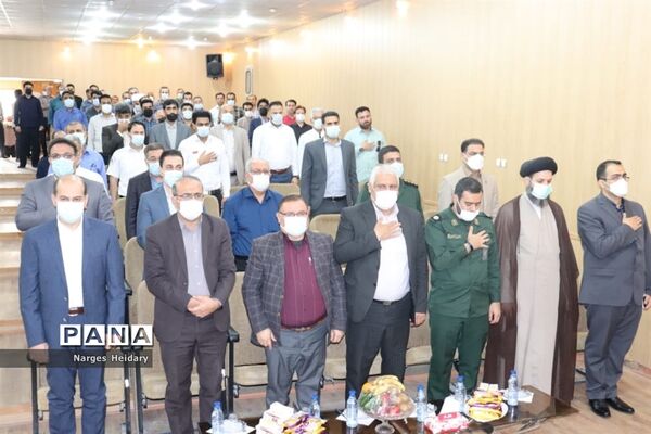 مراسم تکریم و معارفه سرپرست شبکه بهداشت و درمان شهرستان امیدیه