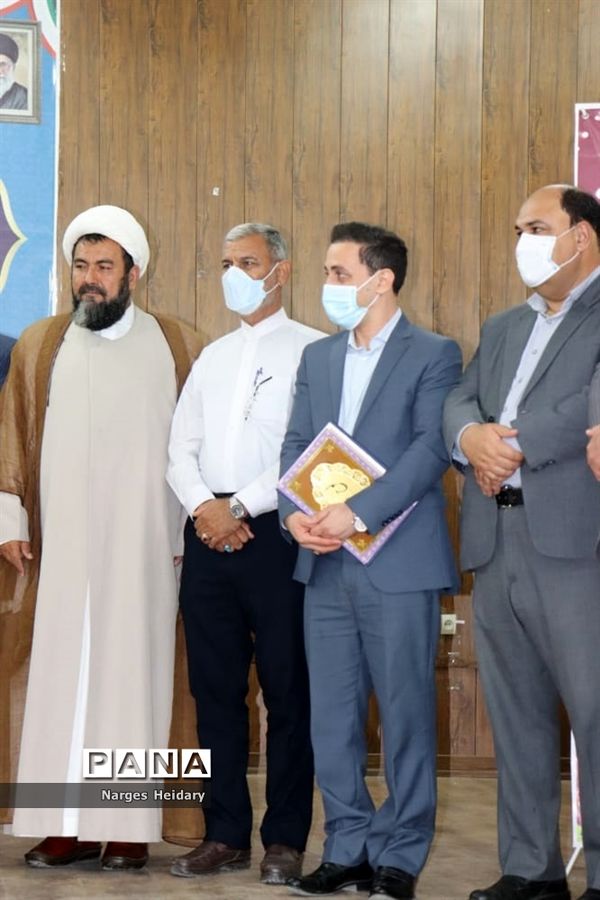 مراسم تکریم و معارفه سرپرست شبکه بهداشت و درمان شهرستان امیدیه