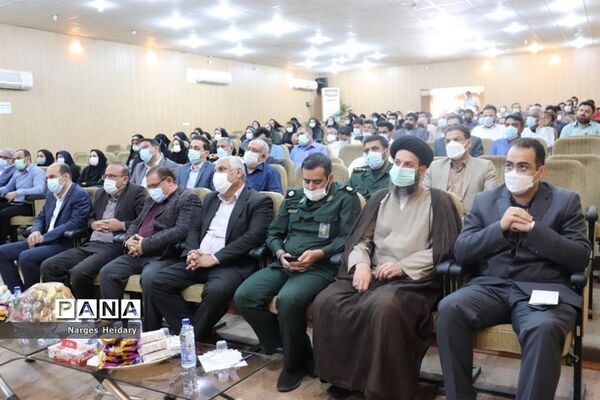 مراسم تکریم و معارفه سرپرست شبکه بهداشت و درمان شهرستان امیدیه