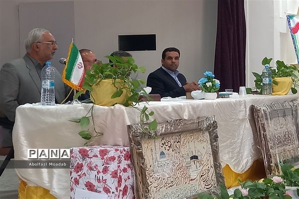 آیین تکریم و معارفه مدیر آموزش و پرورش خلیل‌آباد