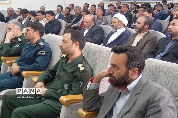 آیین تکریم و معارفه مدیر آموزش و پرورش خلیل‌آباد