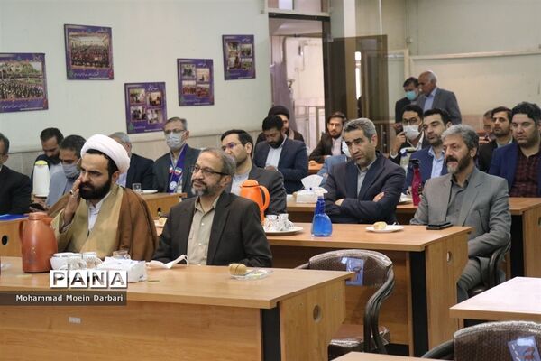 ‌مراسم تکریم و معارفه مدیر سازمان دانش‌آموزی استان خراسان‌رضوی