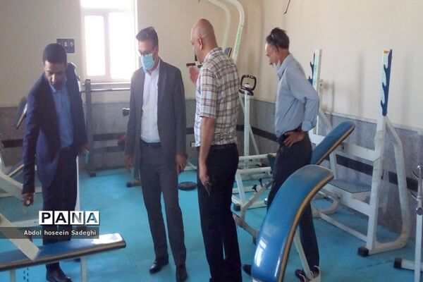 بازدید سرپرست معاونت تربیت‌بدنی و سلامت آموزش و پرورش استان بوشهر از هنرستان تربیت‌بدنی شهدای ورزش کار