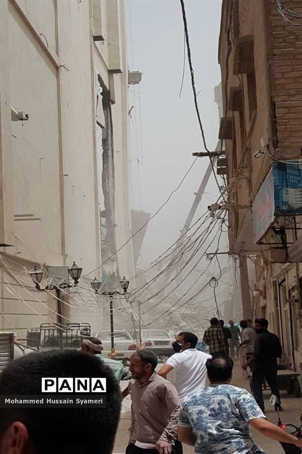 ریزش ساختمان متروپل در آبادان