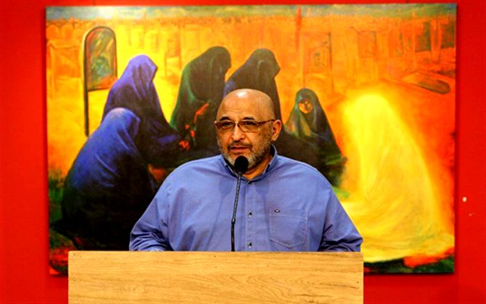 نمایشگاه «آسمان حسین؛ گزیده آثار استاد عبدالحمید قدیریان» افتتاح شد