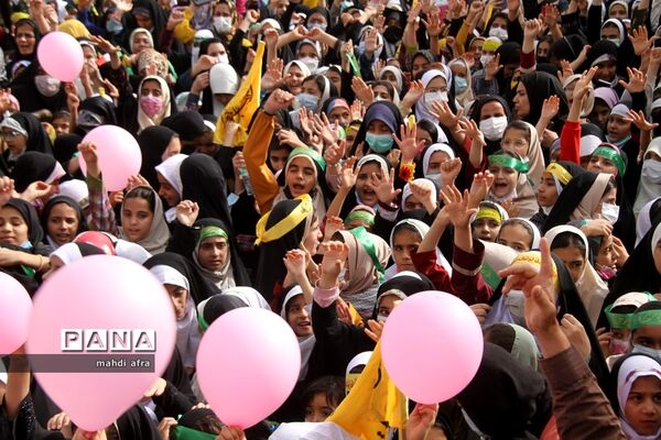 اجتماع چند هزار نفری سرود سلام فرمانده شهرستان بهبهان