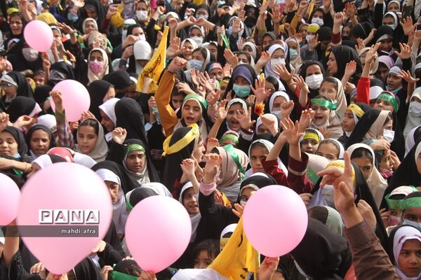 اجتماع چند هزار نفری سرود سلام فرمانده شهرستان بهبهان