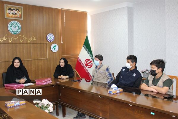 تقدیر از خبرنگار دانش‌آموزان فعال پانا زنجان