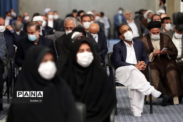 دیدار رئیس و نمایندگان مجلس شورای اسلامی با رهبر انقلاب