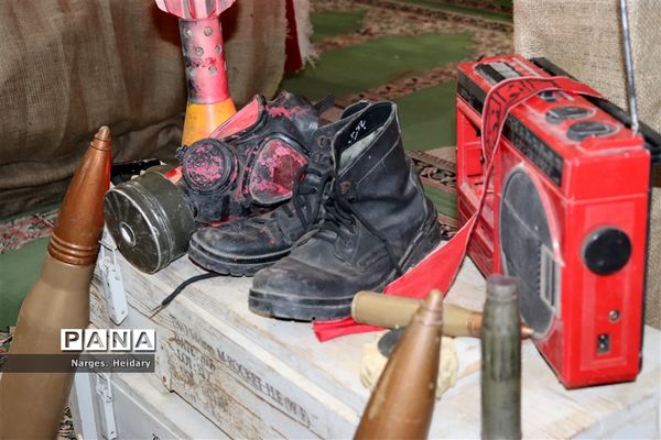 مراسم وداع با پیکر شهید گمنام‌ تازه تفحص شده در امیدیه