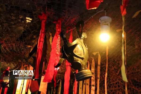 مراسم وداع با پیکر شهید گمنام‌ تازه تفحص شده در امیدیه