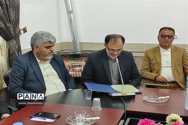 آیین معارفه مدیرآموزش و پرورش شهرستان گلوگاه