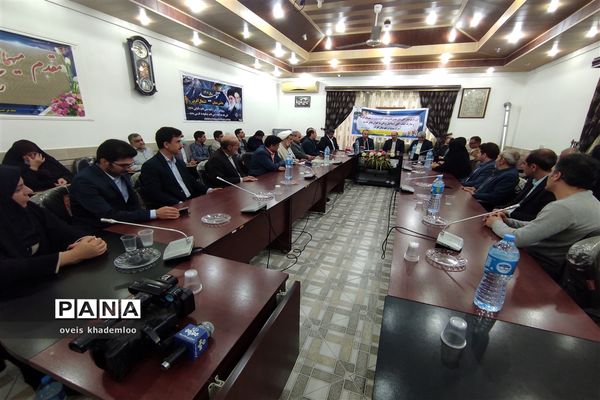 آیین معارفه مدیرآموزش و پرورش شهرستان گلوگاه