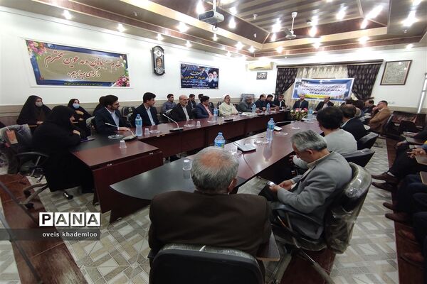 آیین معارفه مدیرآموزش و پرورش شهرستان گلوگاه