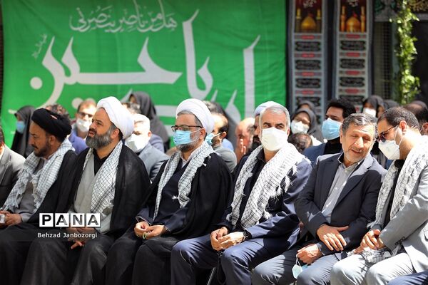 آیین تشییع و تدفین شهید گمنام در مرکز آموزش عالی شهید شرافت تهران