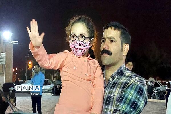 مراسم تشییع شهدای گمنام در استان مقدس امام‌زاده سلطان سید علی (ع ) نایین
