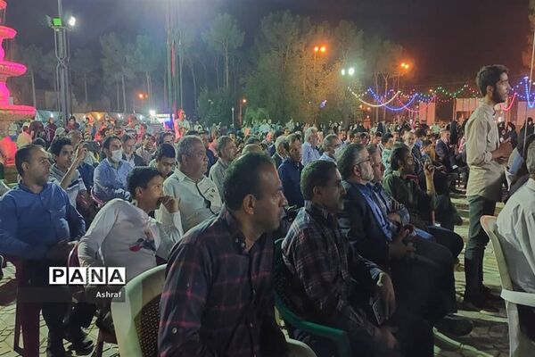 مراسم تشییع شهدای گمنام در استان مقدس امام‌زاده سلطان سید علی (ع ) نایین
