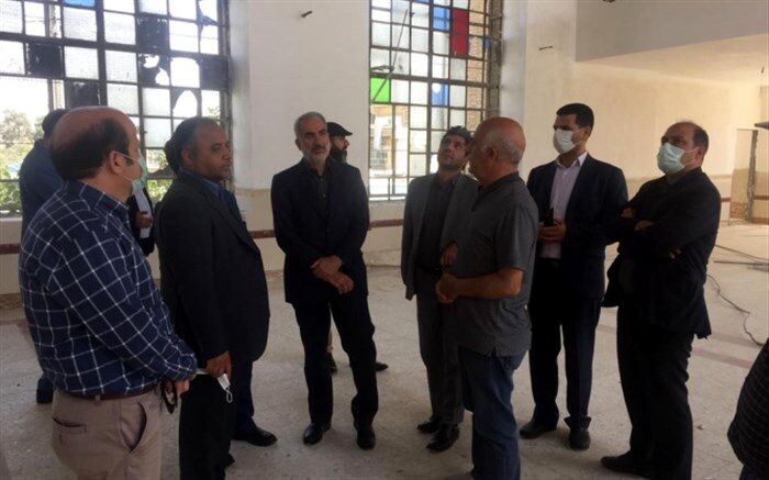 بازدید وزیر آموزش و پرورش از پروژه مقاوم‌سازی «دبیرستان ماندگار شهید مدرس»
