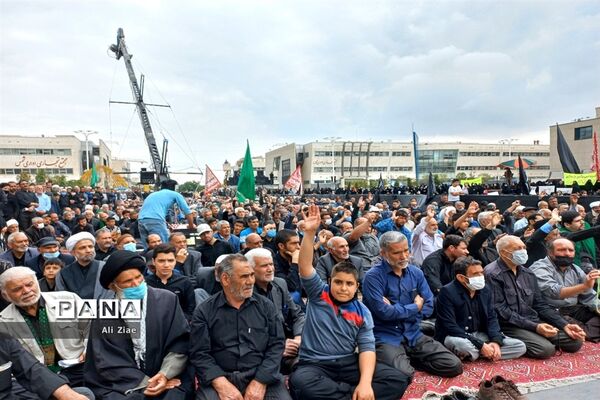 مراسم عزاداری ظهر شهادت امام جعفر صادق (ع) در مشهد