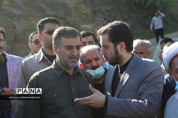 بازدید استاندار مازندران از روستای مصیب محله شهرستان گلوگاه
