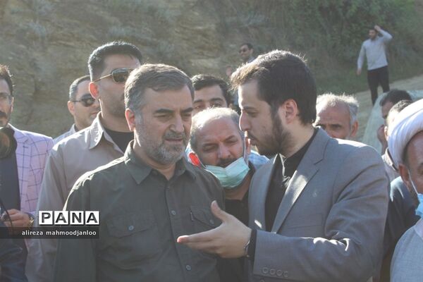 بازدید استاندار مازندران از روستای مصیب محله شهرستان گلوگاه