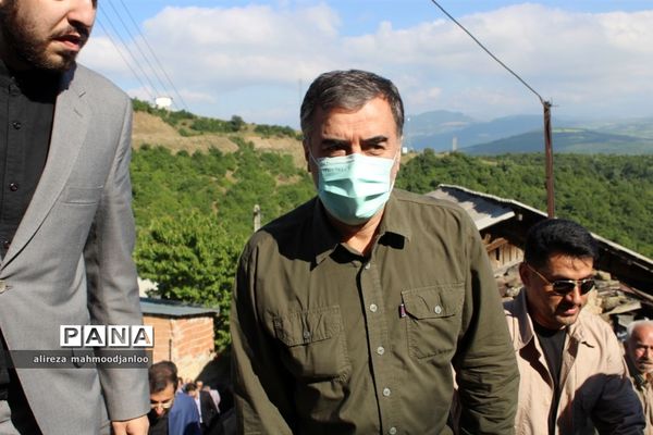 بازدید استاندار مازندران از روستای مصیب محله شهرستان گلوگاه