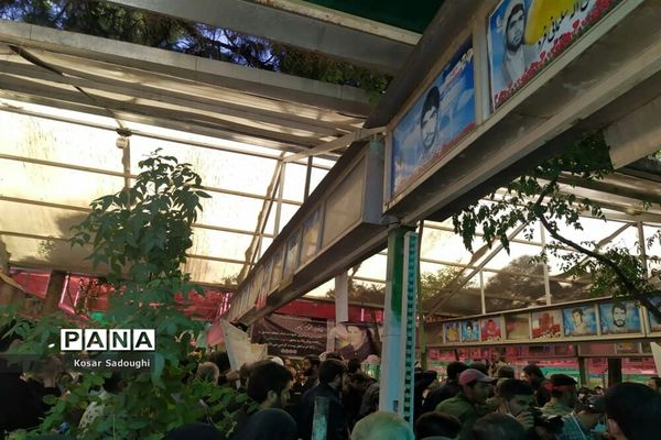 مراسم تشییع شهید مصطفی نامور در قم