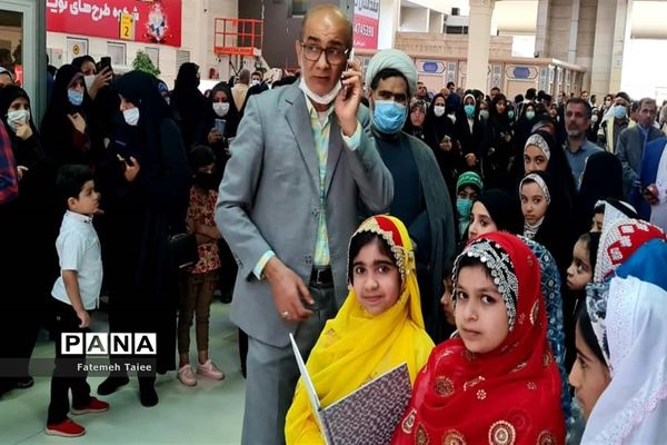 استقبال پرشور مردم  اهواز از خادمین حرم رضوی