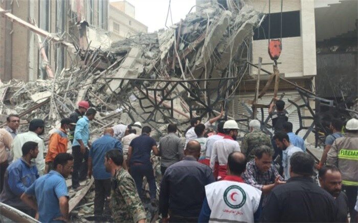 افزایش شمار جان‌باختگان حادثه متروپل آبادان