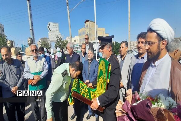 شمیم خوش پرچم بارگاه رضوی شهر میانه را عطرآگین کرد