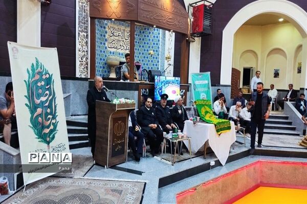 شمیم خوش پرچم بارگاه رضوی شهر میانه را عطرآگین کرد