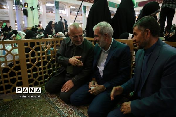 مراسم جشن دختران ایران قوی در قم-1