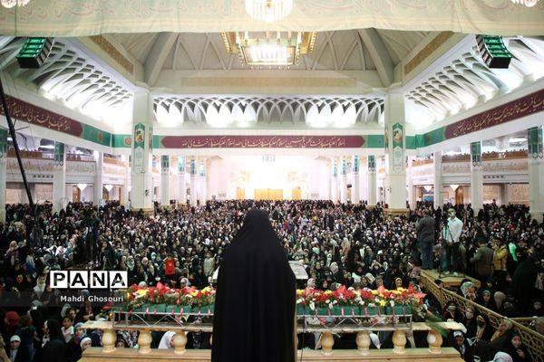 مراسم جشن دختران ایران قوی در قم-1