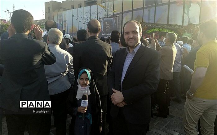 گفت‌وگو با معاون پرورشی و فرهنگی آموزش و پرورش استان اصفهان درحاشیه اجتماع امام رضایی‌ها/فیلم