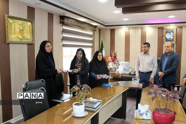 مراسم روز دختر و میلاد حضرت معصومه (س) در آموزش و پرورش استان بوشهر