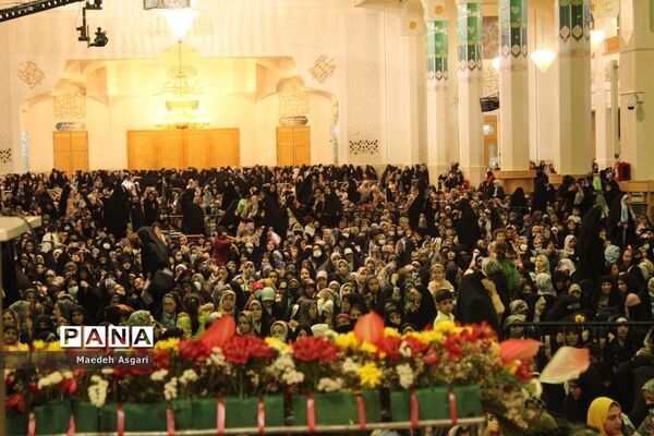 مراسم جشن دختران ایران قوی در قم-2