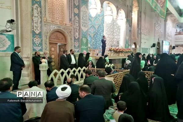 مراسم جشن دختران ایران قوی در قم-2