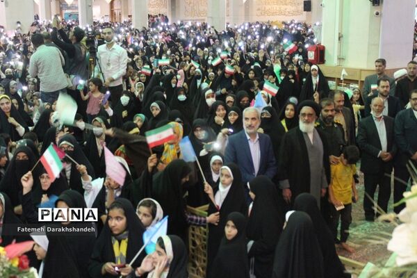 مراسم جشن دختران ایران قوی در قم-2