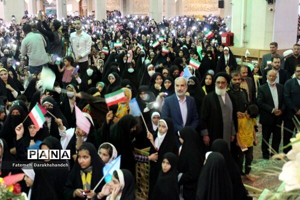 مراسم جشن دختران ایران قوی در قم-2