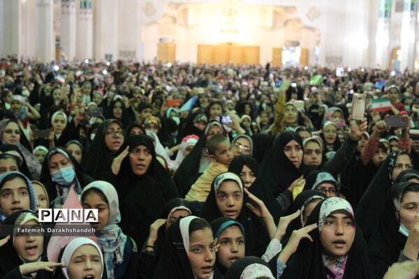 مراسم جشن دختران ایران قوی در قم-2