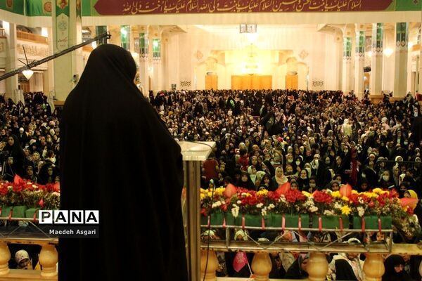 مراسم جشن دختران ایران قوی در قم-2